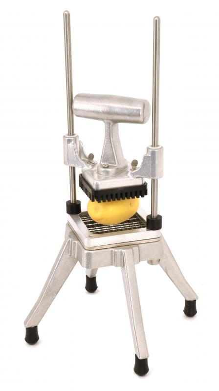 Countertop Vertical Potato Cutter with 1/2" Cutter Blade 1 Countertop Vertical Potato Cutter with 1/2" Cutter Blade